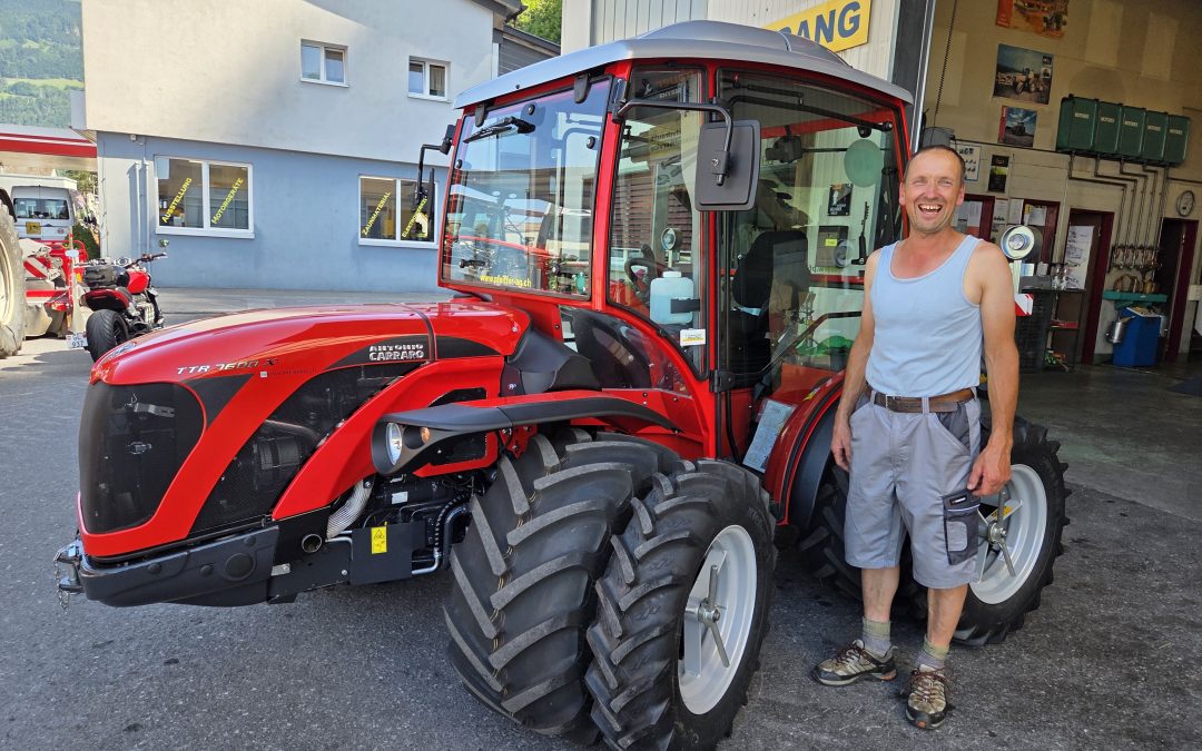 Antonio Carraro TTR 7600 Infinity an Martin Zimmermann